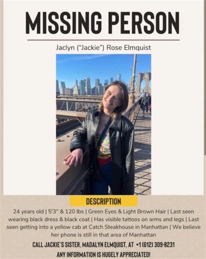 The Disappearance Of Jaclyn Elmquist Solved