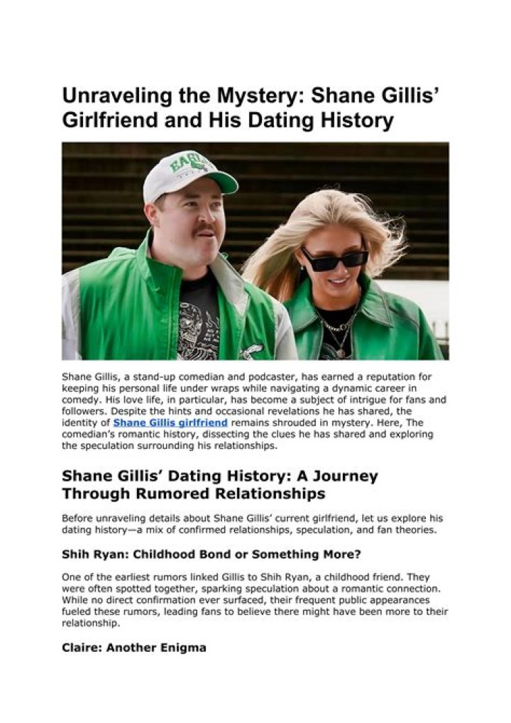Unveiling The "Ryan Shih Shane Gillis" Saga: Revelations And Implications